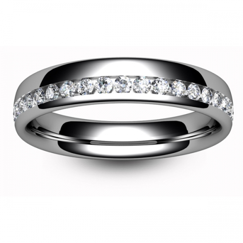 Eternity Ring (TBC1017H) - Half Channel Set - All Metals